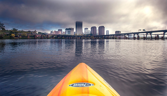 Kayaking the James