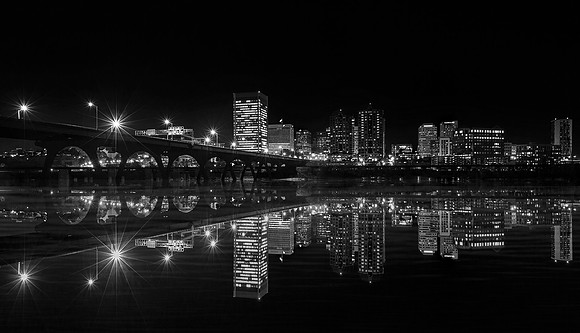 Richmond City at Night